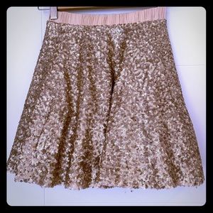 Gold Sequin skirt